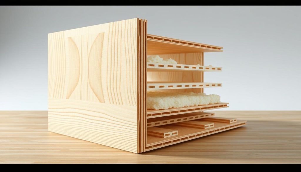 dalle bois maison