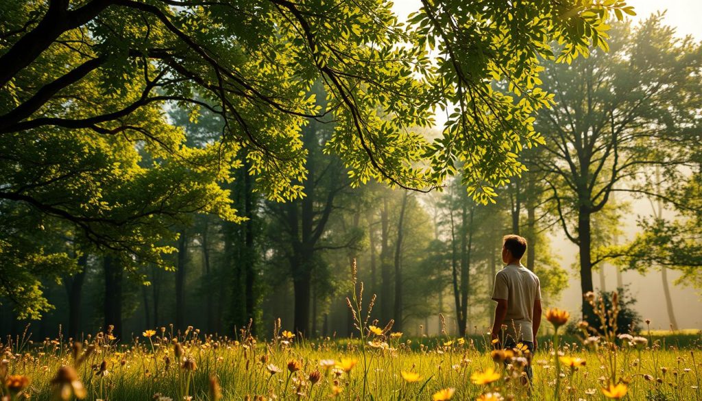 An aerial view of a lush, verdant forest canopy, with sunlight filtering through the leaves. In the foreground, a lone figure stands amidst a field of wildflowers, contemplating the delicate balance of nature. The background fades into a hazy, atmospheric landscape, conveying a sense of tranquility and environmental harmony. The scene is captured with a soft, dreamlike aesthetic, using a shallow depth of field and warm, natural lighting to emphasize the organic, sustainable qualities of the setting. The overall image evokes a peaceful, eco-friendly ambiance, reflecting the principles of sustainable insulation and the importance of environmental preservation. An aerial view of a lush, verdant forest canopy, with sunlight filtering through the leaves. In the foreground, a lone figure stands amidst a field of wildflowers, contemplating the delicate balance of nature. The background fades into a hazy, atmospheric landscape, conveying a sense of tranquility and environmental harmony. The scene is captured with a soft, dreamlike aesthetic, using a shallow depth of field and warm, natural lighting to emphasize the organic, sustainable qualities of the setting. The overall image evokes a peaceful, eco-friendly ambiance, reflecting the principles of sustainable insulation and the importance of environmental preservation.