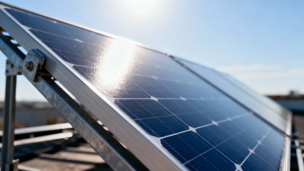 Panneaux solaires orientés vers le soleil pour une efficacité maximale.
